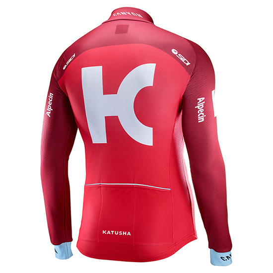 Abbigliamento Katusha Alpecin 2017 Manica Lunga e Pantaloncino Con Bretelle rosso - Clicca l'immagine per chiudere